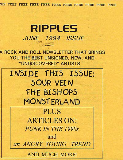 Ripples 'Zine June 1994 Issue